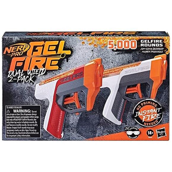 NERF Pro Gelfire Dual Wield Blasters - 2pk NWT - Picture 3 of 5